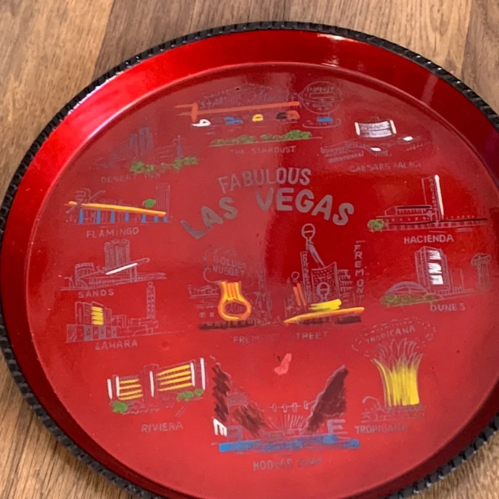 Vintage Vegas Icons Tray